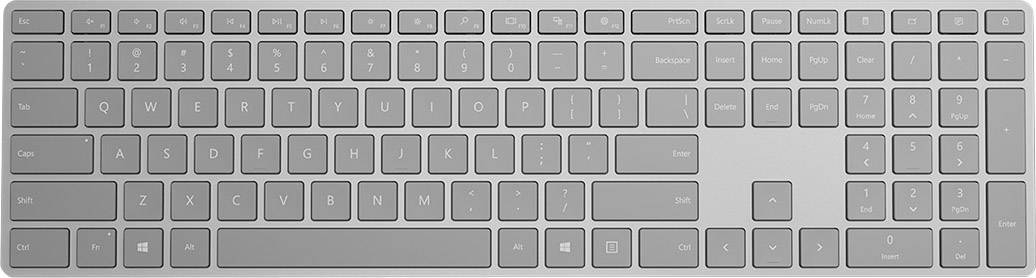 Microsoft Surface Keyboard Bluetooth Clavier allemand, QWERTZ gris