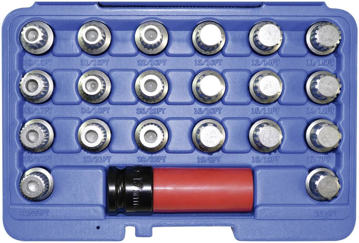 Kunzer 7FSB21 jeu de clés pour serrures de jantes BMW, 21 pièces, en coffret.