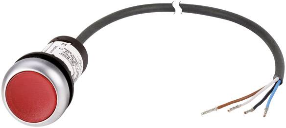Bouton-poussoir plat Eaton C22-DL-R-K01-24-P62 185587 rouge 1 pc(s)