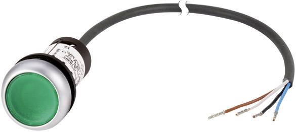 Bouton-poussoir plat Eaton C22-DL-G-K10-24-P62 185586 vert 1 pc(s)