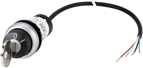 Interrupteur à clé avec connexion par câble. L'interrupteur est réglé sur 