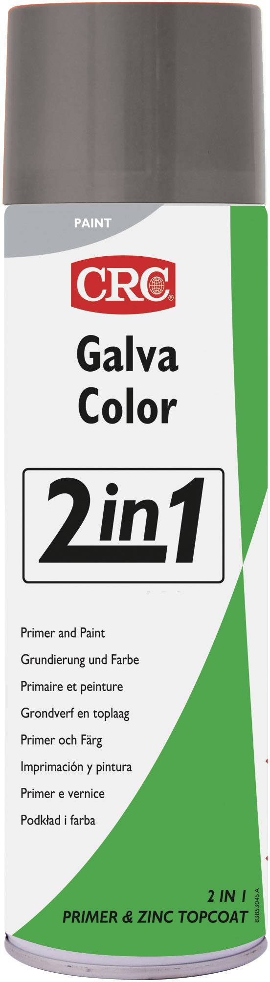 CRC 32080-AA Peinture anti-corrosion GALVACOLOR avec double effet gris clair RAL 7035 500 pc(s)