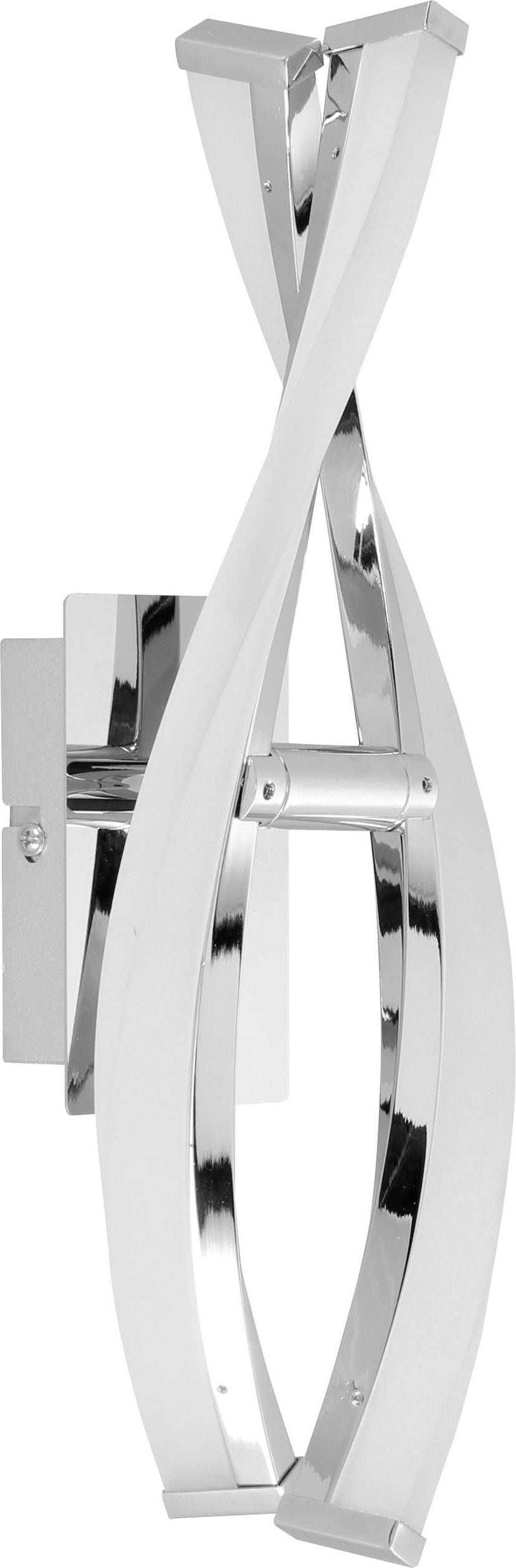 WOFI 4152.02.01.6000 Applique LED 8 W blanc chaud chrome