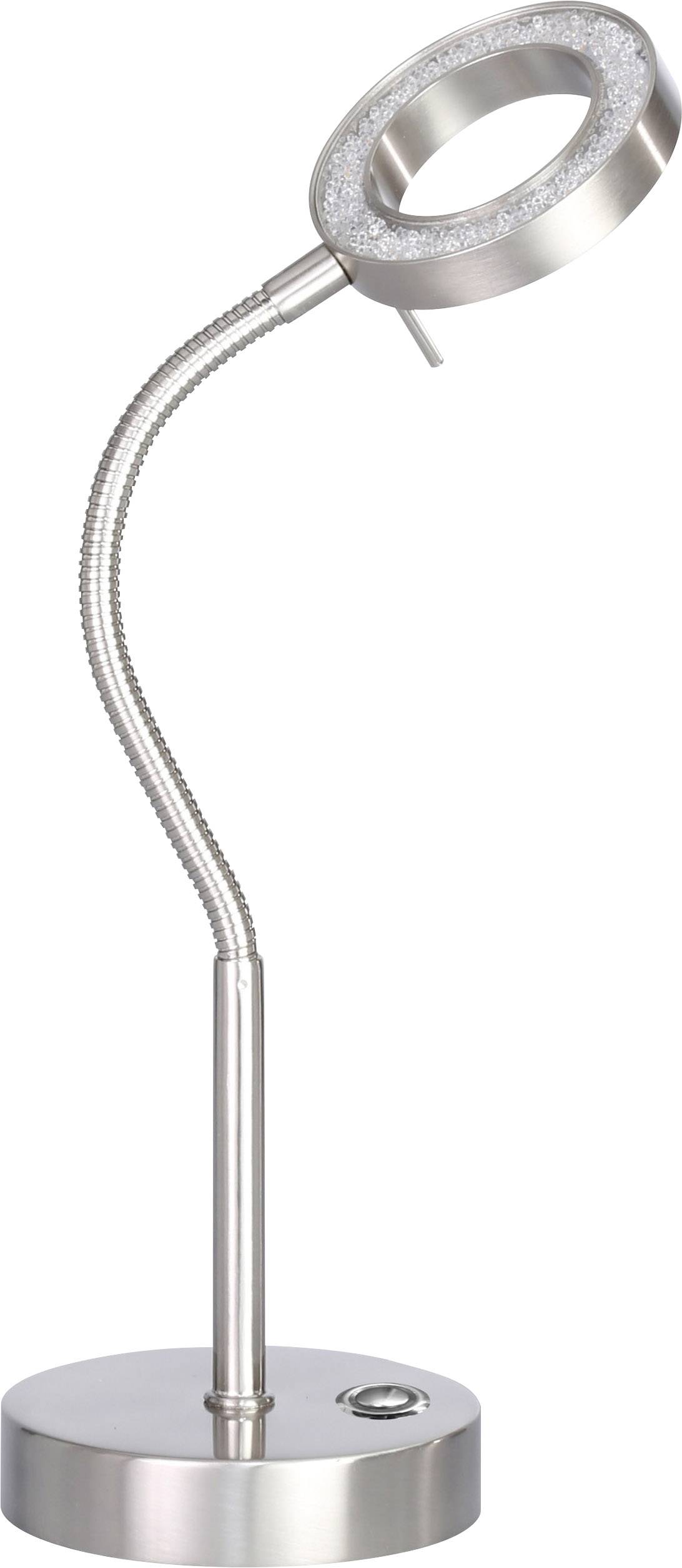 WOFI Naomi 8008.01.54.6000 Lampe à LED de table 5 W nickel (mat), chrome