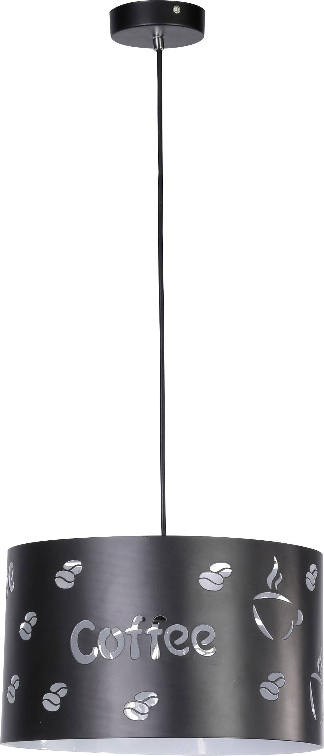 WOFI Tuva 6184.01.10.6000 Luminaire à suspendre LED E27 60 W noir