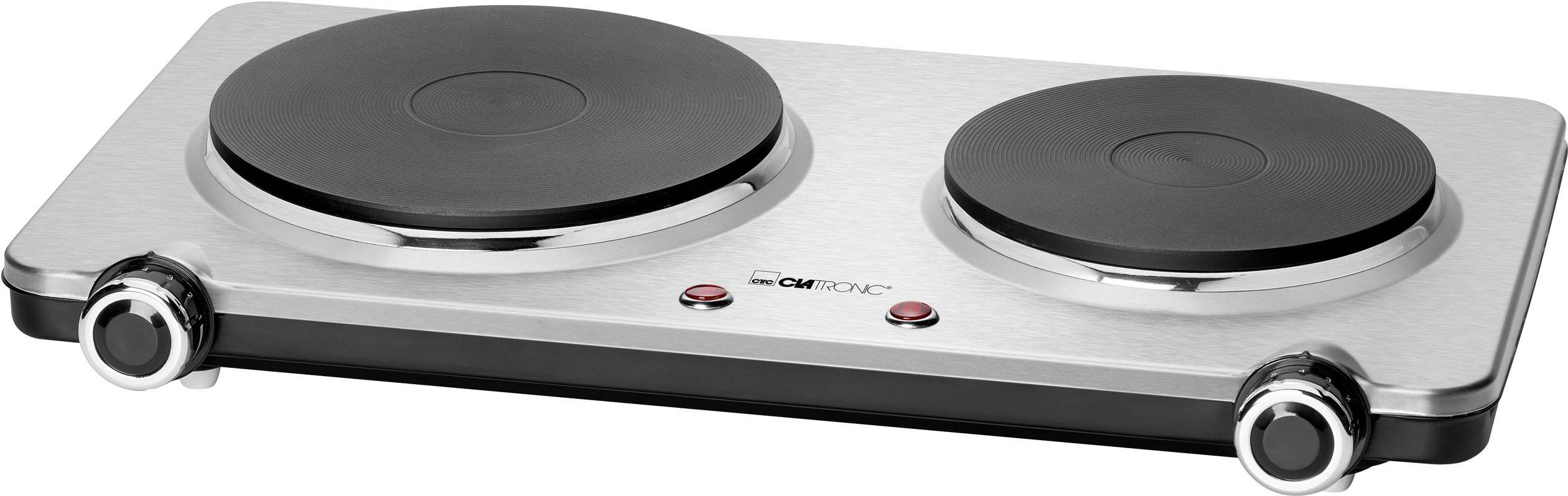 Double plaque de cuisson Clatronic DKP 3668 271722 2 thermostats séparés