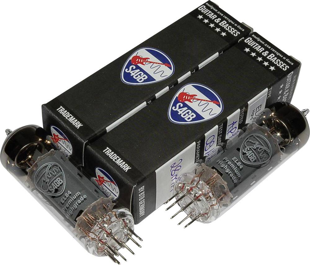 Tube électronique (par paire) BTB Vertrieb EL84 S4GB Premium Pentode finale Nombre de pôles: 9 Culot: noval 2 pc(s)