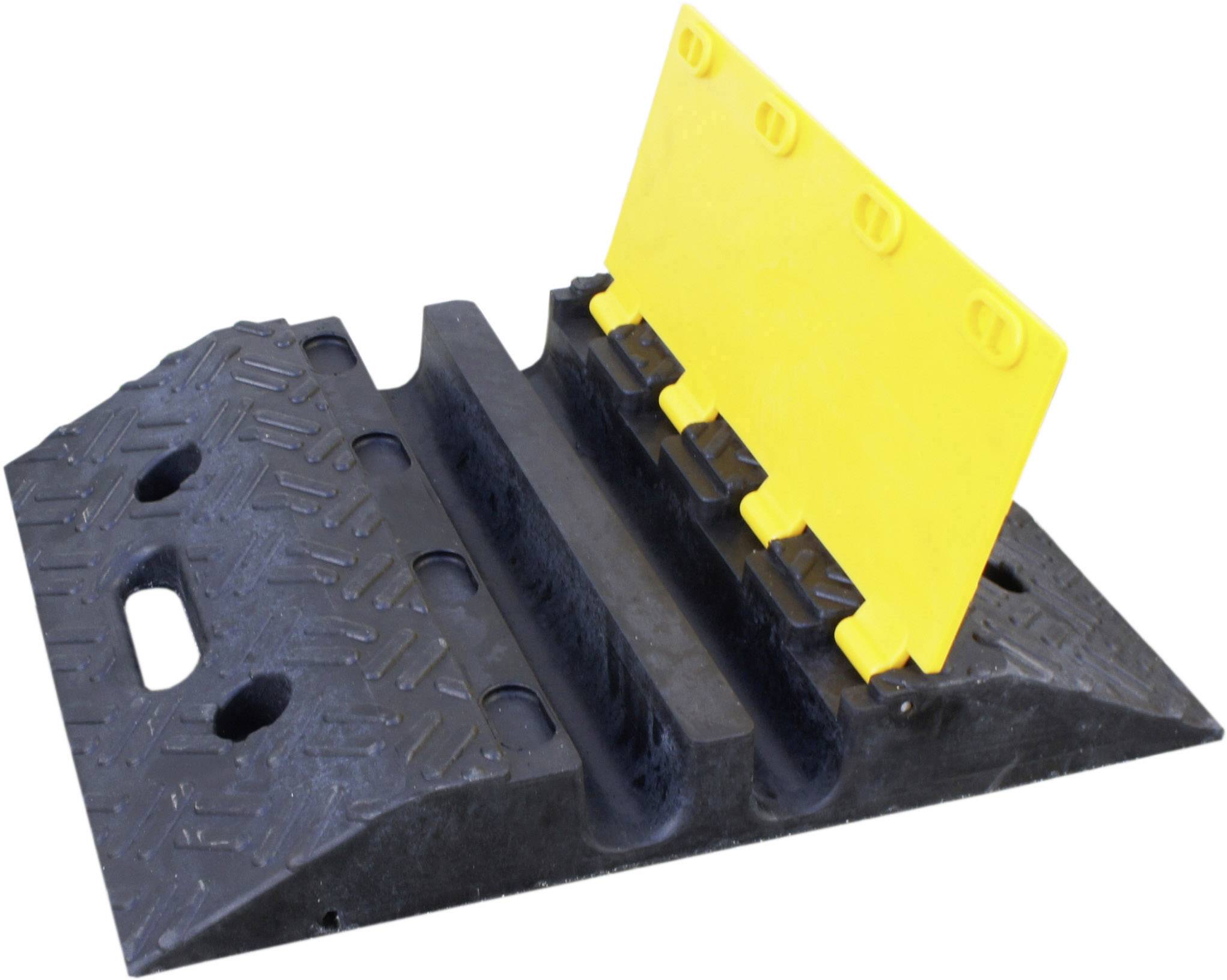 VISO Protège-câbles CP202 noir, jaune Nombre de canaux: 2 500 mm Contenu: 1 pc(s)