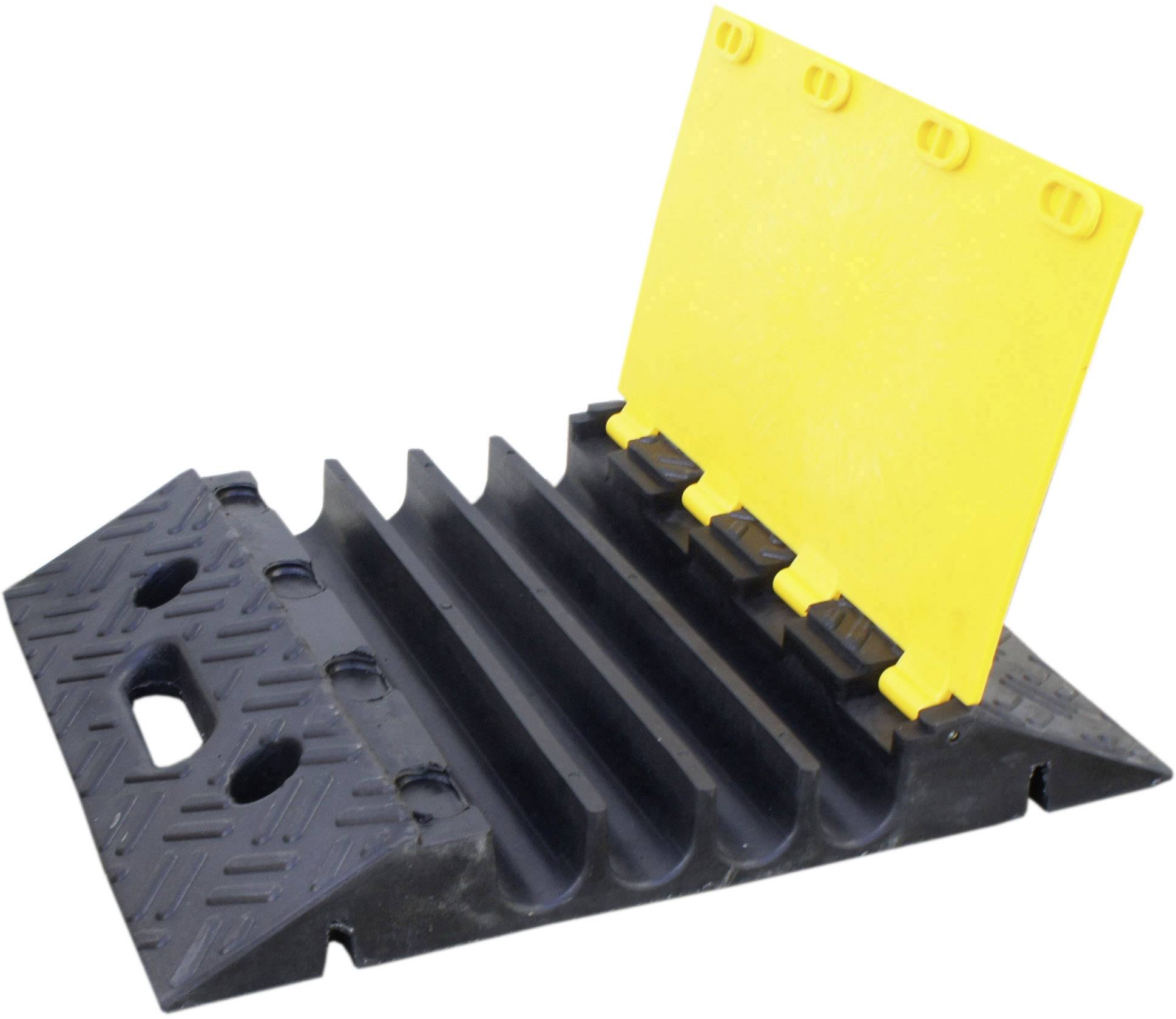 VISO Protège-câbles CP402 noir, jaune Nombre de canaux: 4 500 mm Contenu: 1 pc(s)