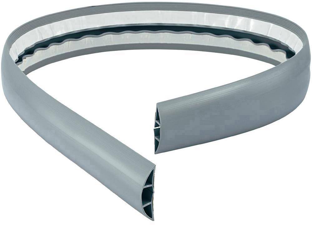 VISO Protège-câbles CPB653 PVC gris Nombre de canaux: 4 3000 mm Contenu: 1 pc(s)