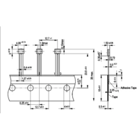 Infineon Technologies Capteur à effet Hall TLE4945LHALA1 3.5 - 24 V/DC Plage de mesure: -6 - +10 mT PSSO-3-2 à souder Infineon Technologies Capteur à effet Hall TLE4945LHALA1 3.5 - 24 V/DC Plage de mesure: -6 - +10 mT PSSO-3-2 à souder