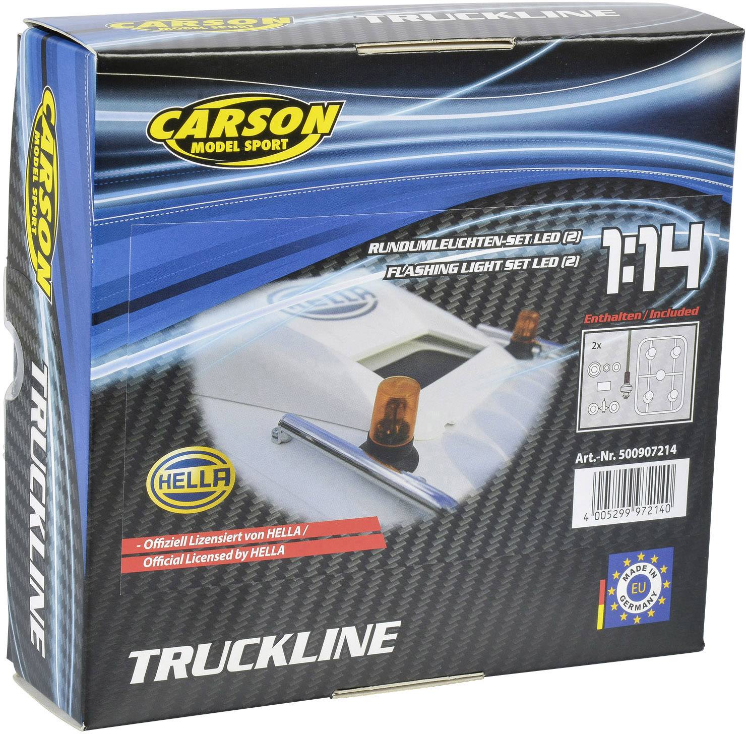 N/A Carson Modellsport 500907214 1:14 2 pc(s)