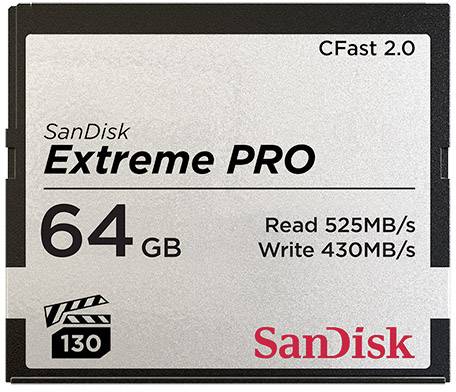 SanDisk Extreme Pro 2.0 Carte Cfast 64 GB