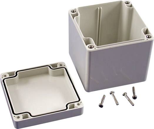 Hammond Electronics 1554EE2GY Boîtier universel 90 x 90 x 90 Polycarbonate gris 1 pc(s)