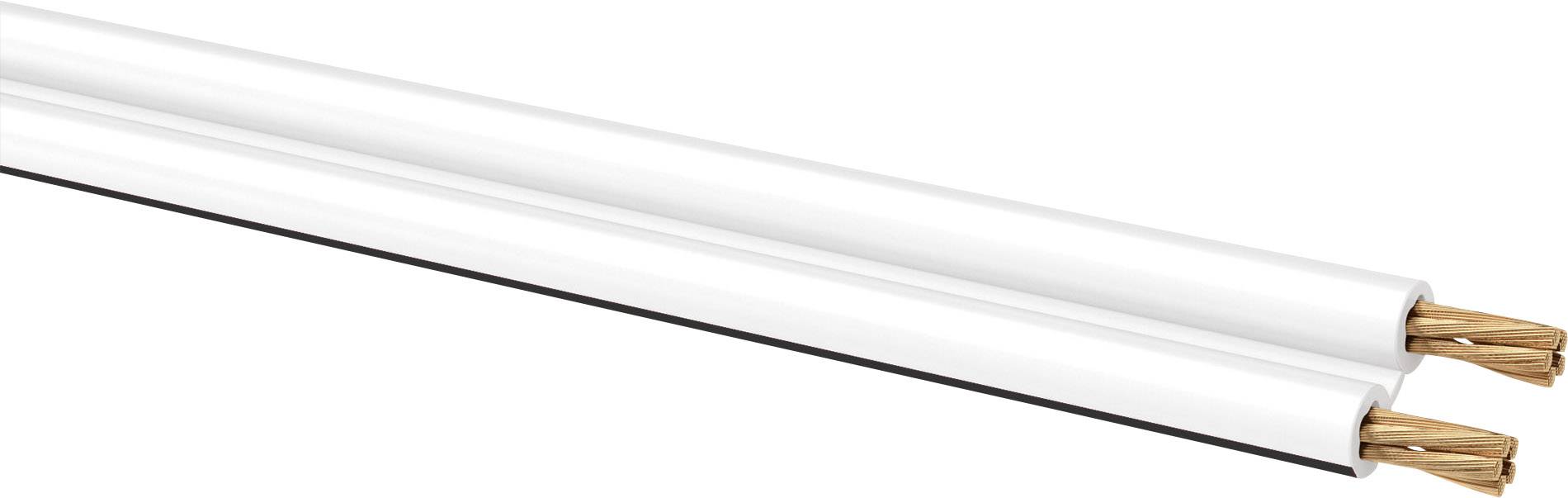 Oehlbach 191 Câble haut-parleur 2 x 1.5 mm² blanc 10 m