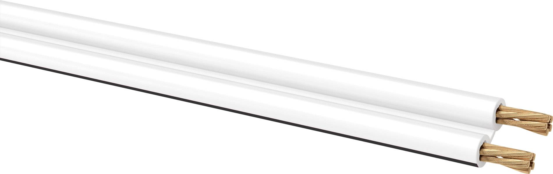 Oehlbach 195 Câble haut-parleur 2 x 1.5 mm² blanc 20 m