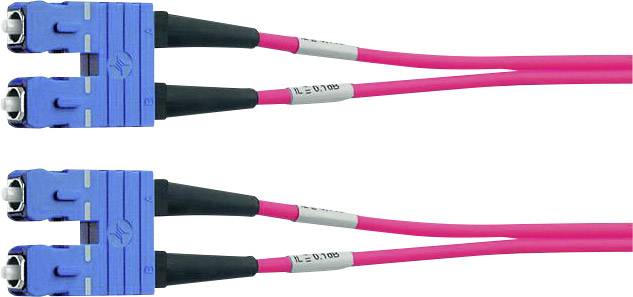 Telegärtner L00883C0017 fibre optique FO Câble de raccordement [1x SC mâle - 1x SC mâle] 50/125 µ Multimode OM3 5.00 m