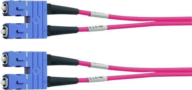 Telegärtner L00881C0023 fibre optique FO Câble de raccordement [1x SC mâle - 1x SC mâle] 50/125 µ Multimode OM3 2.00 m
