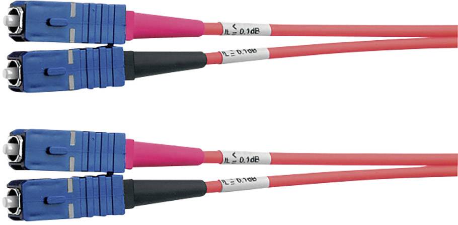 Telegärtner L00883A0028 fibre optique FO Câble de raccordement [1x SC mâle - 1x SC mâle] 50/125 µ Multimode OM4 5.00 m