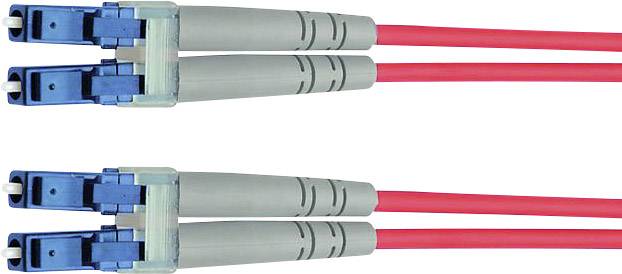 Telegärtner L00875A0000 fibre optique FO Câble de raccordement [1x LC mâle - 1x LC mâle] 50/125 µ Multimode OM2 10.00 m