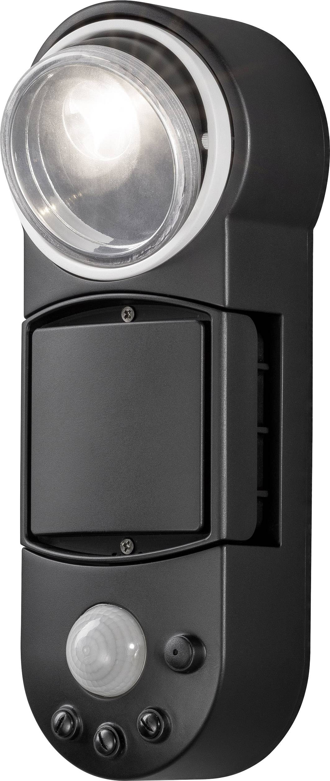 Projecteur LED extérieur avec détecteur de mouvements N/A Konstsmide Prato 1 W noir