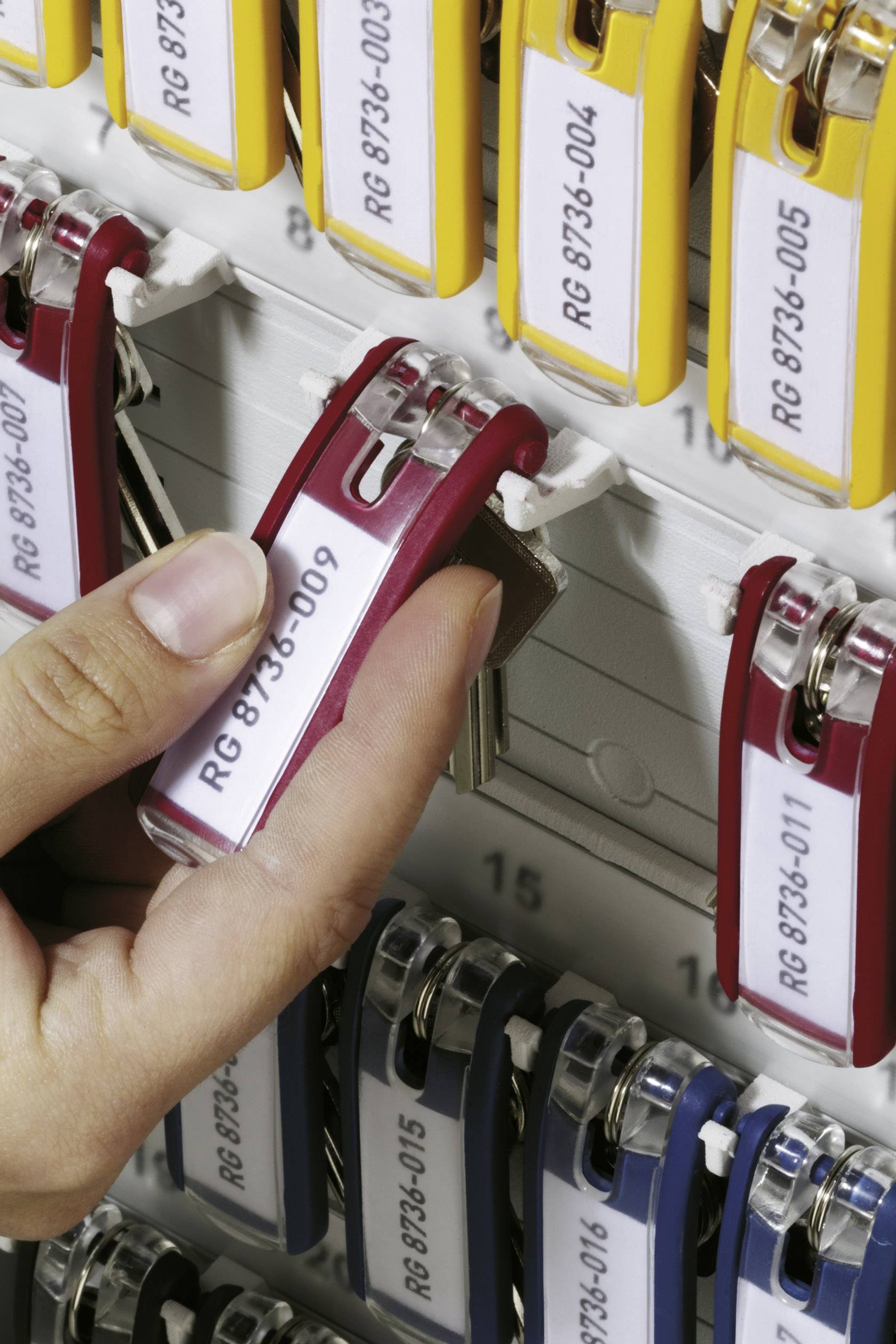 Durable Porte-clef 195703 Key Clip - 1957 rouge 6 pc(s)