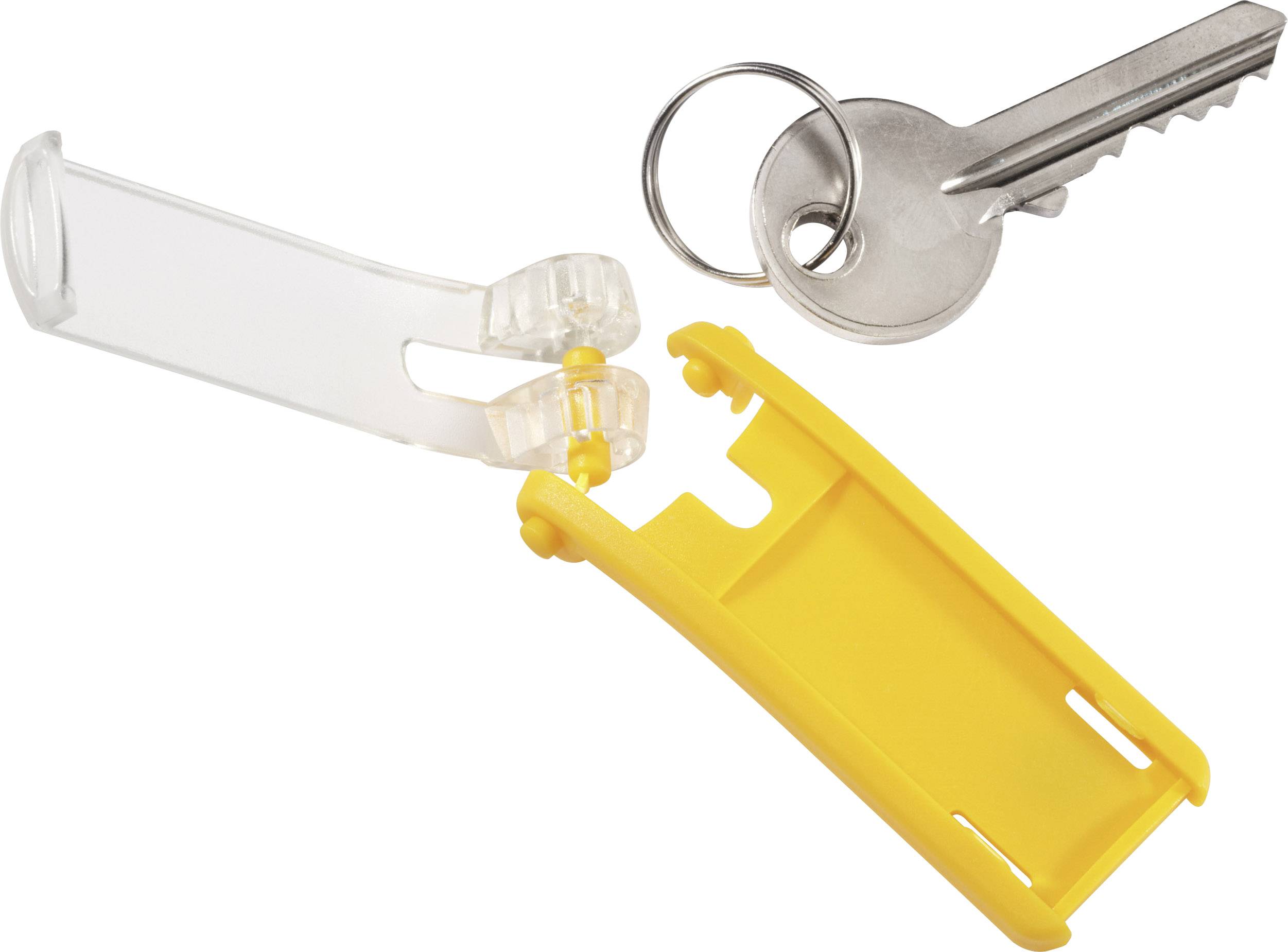 Durable Porte-clef 195704 Key Clip - 1957 jaune 6 pc(s)