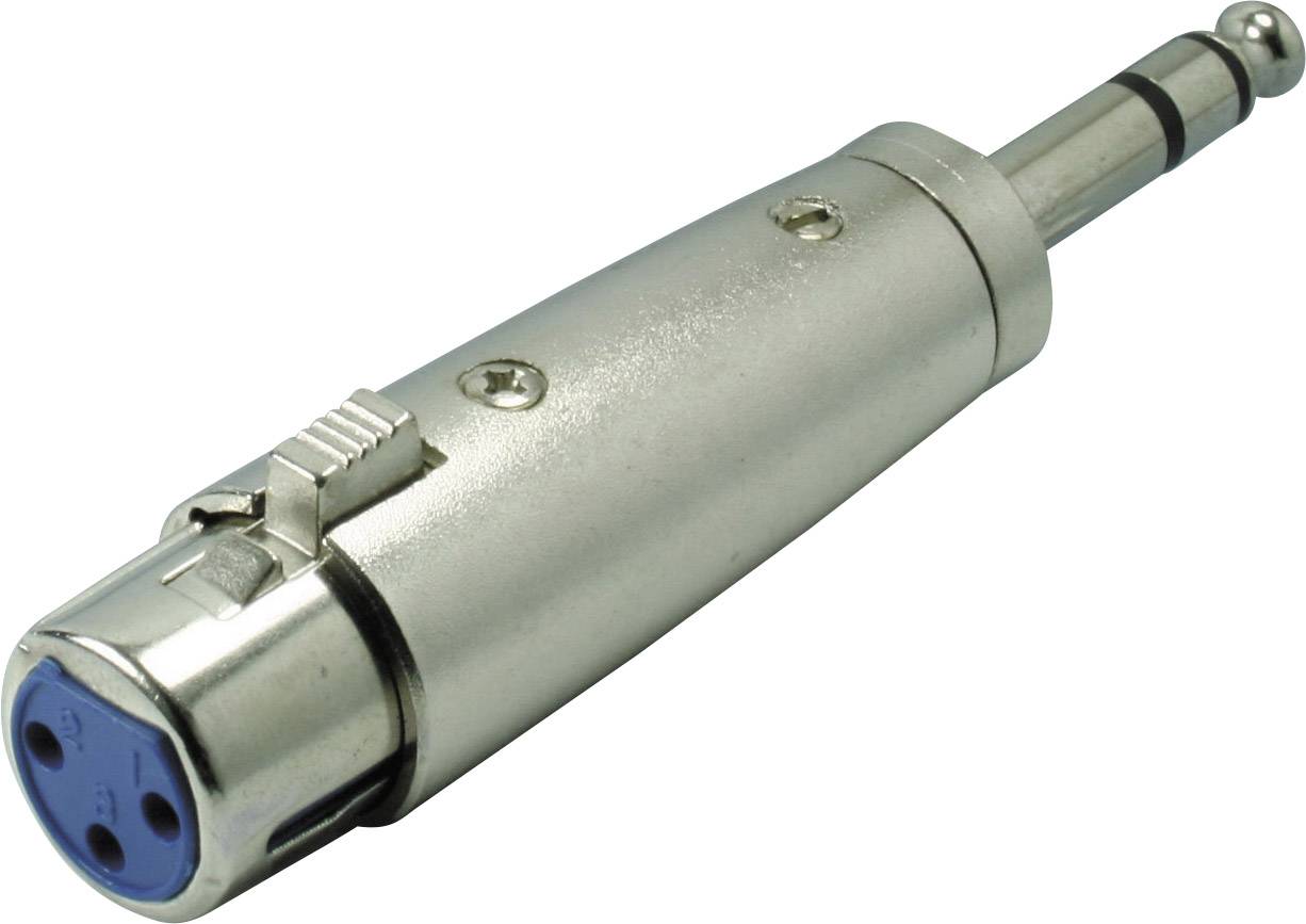 Kash Adaptateur XLR XLR femelle - Jack mâle 6.35 mm stéréo Nombre de pôles:3 1 pc(s)