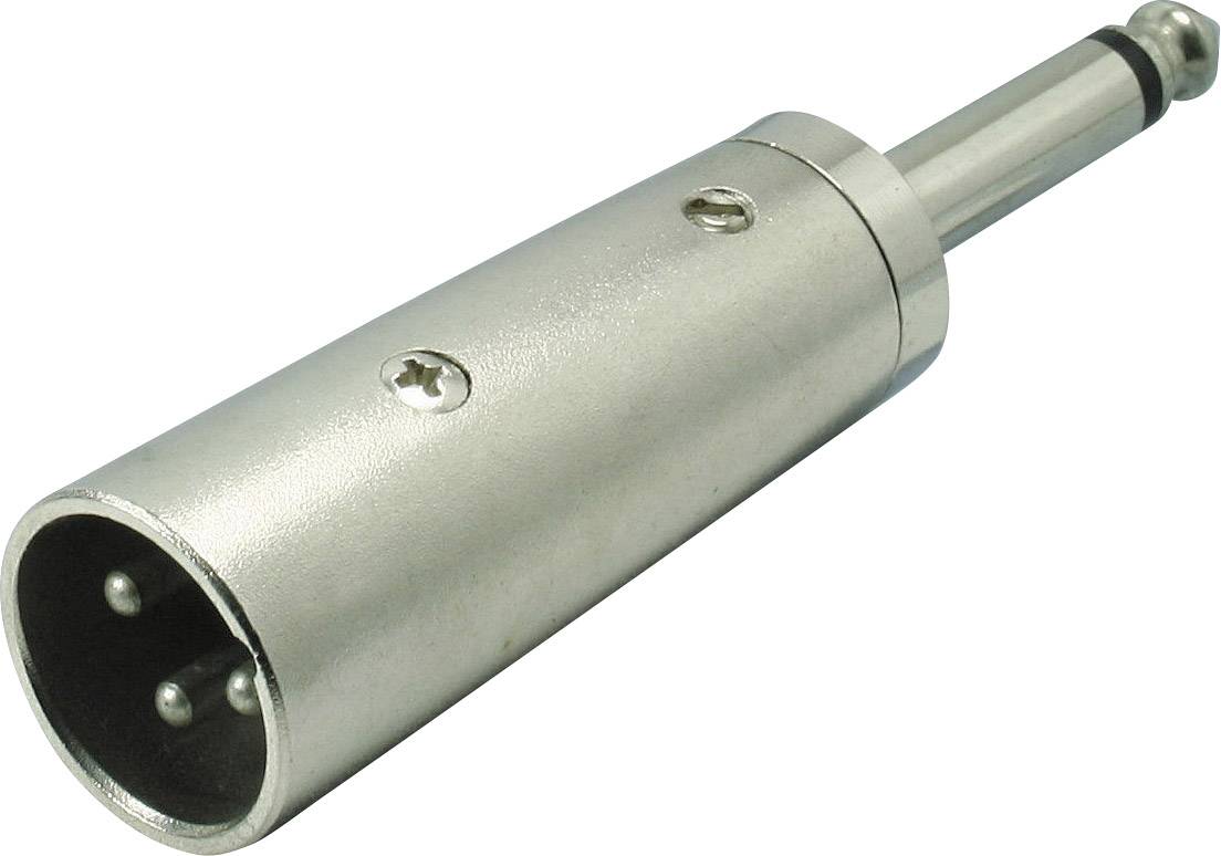 Kash Adaptateur XLR XLR mâle - Jack mâle 6.35 mm mono Nombre de pôles:3 1 pc(s)