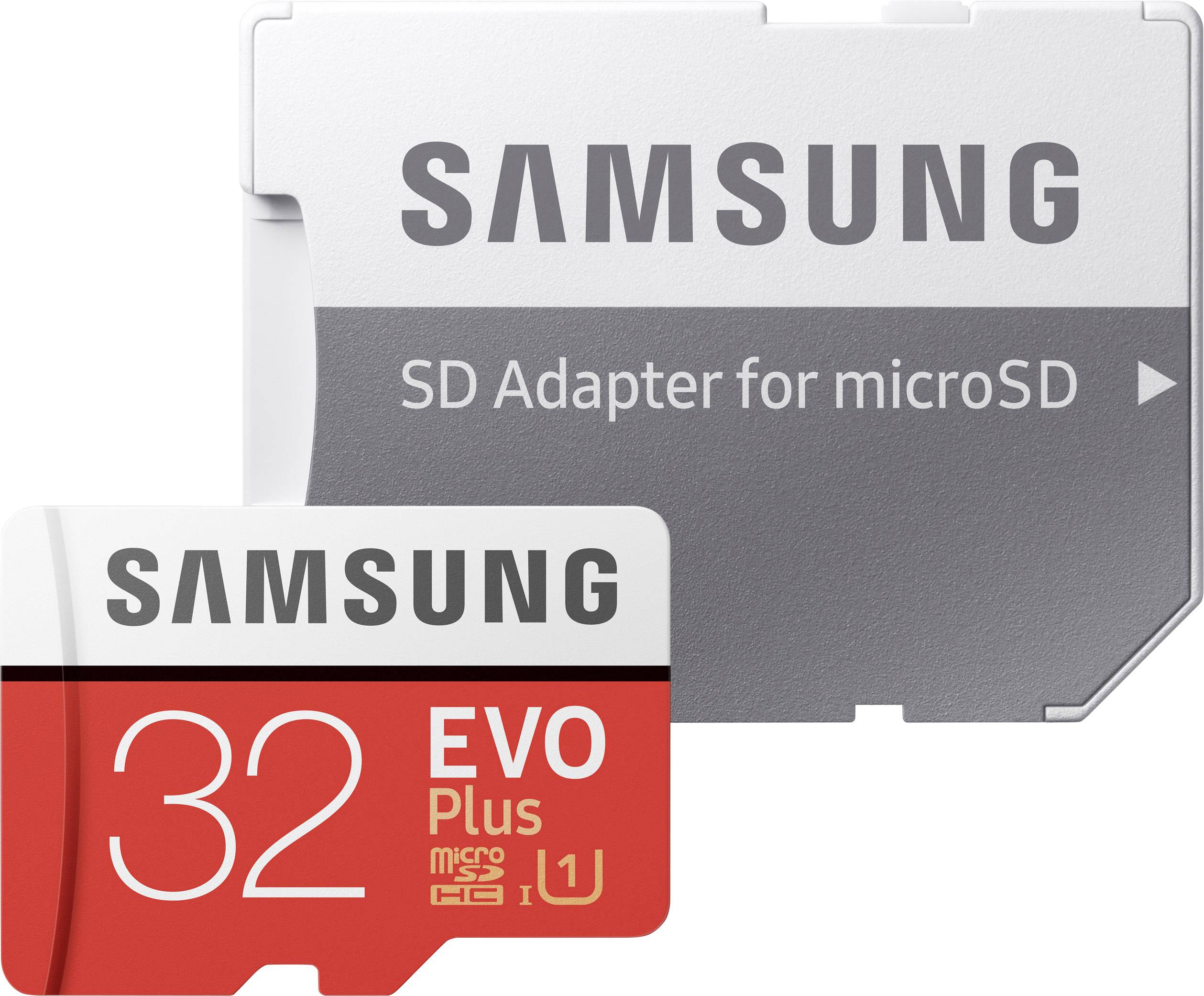 Carte microSDHC Samsung EVO Plus 32 GB Class 10, UHS-I avec adaptateur SD