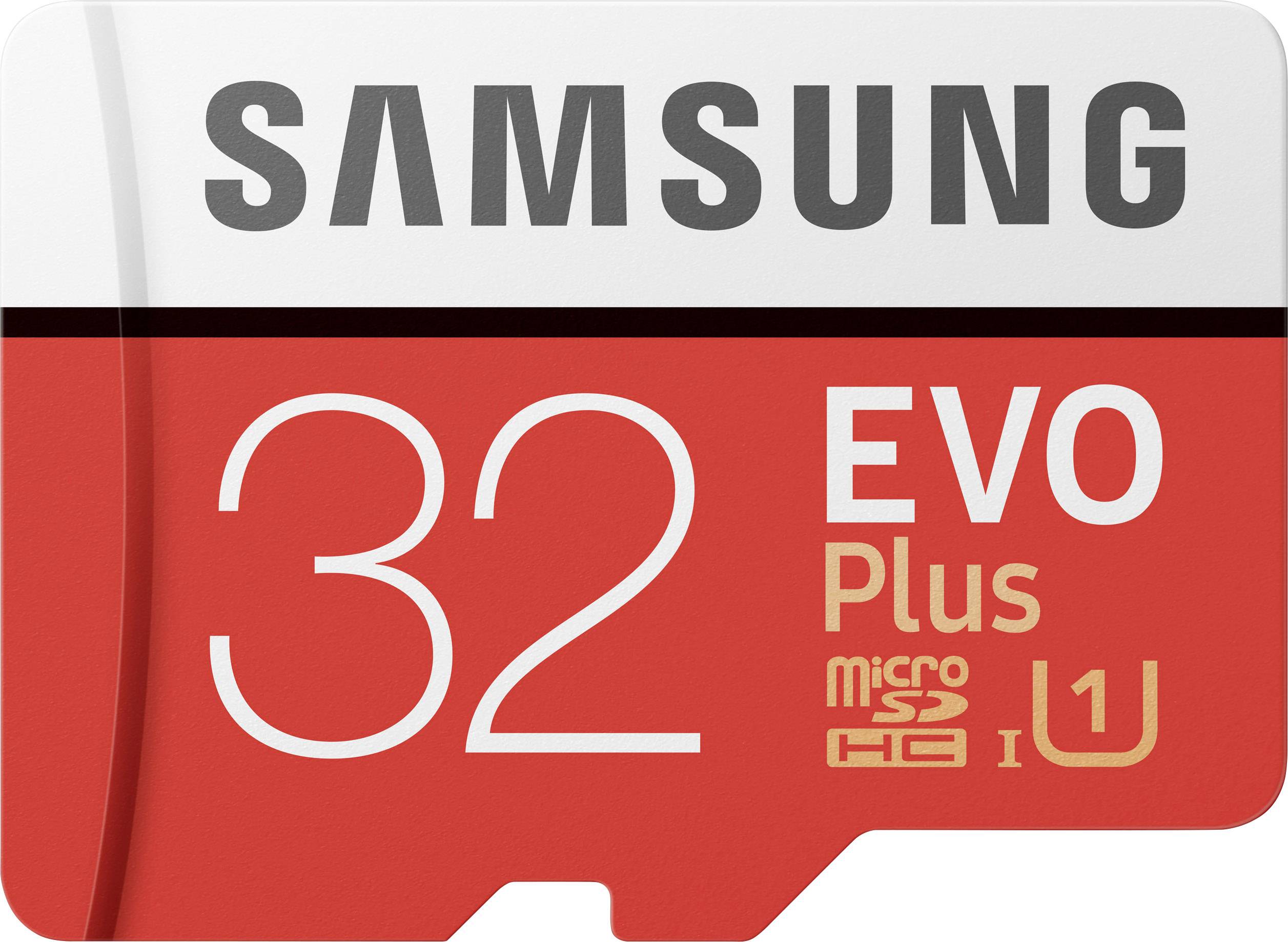 Carte microSDHC Samsung EVO Plus 32 GB Class 10, UHS-I avec adaptateur SD