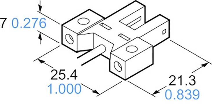 Panasonic Barrière lumineuse à fourche PM-K45 PM-K45 type K commutation en réception, commutation sans réception 5 - 24 V/DC