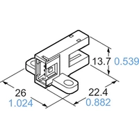 Panasonic Barrière lumineuse à fourche PM-T65 PM-T65 type T commutation en réception, commutation sans réception 5 - 24 V/DC Panasonic Barrière lumineuse à fourche PM-T65 PM-T65 type T commutation en réception, commutation sans réception 5 - 24 V/DC
