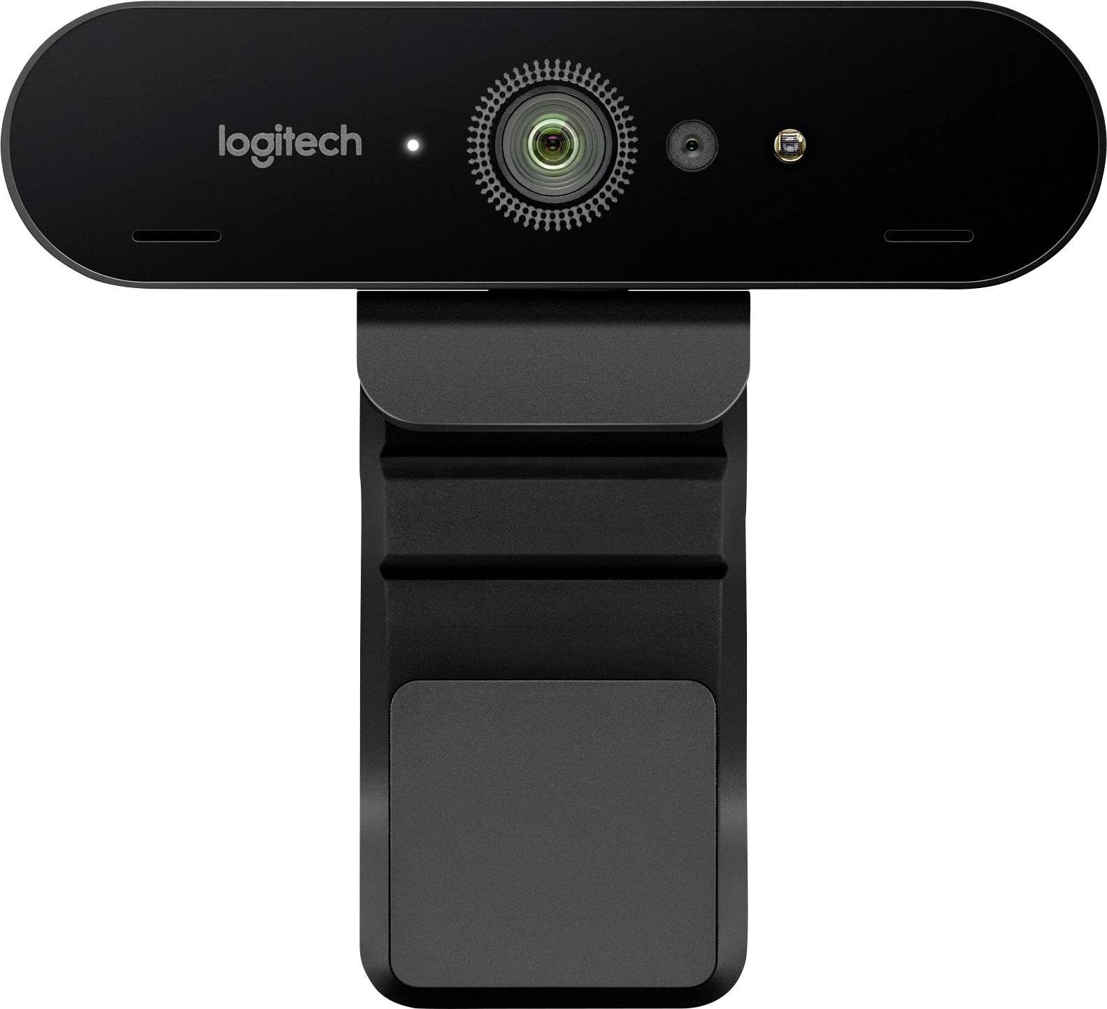 Webcam 4K Logitech BRIO 4096 x 2160 Pixel pied de support, support à pince