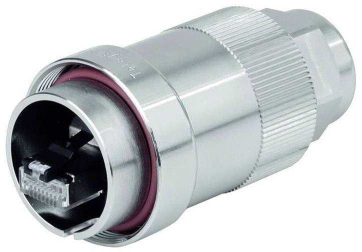 Connecteur mâle TOC IP68 Telegärtner 100007387 RJ45 mâle, droit métal 1 pc(s)