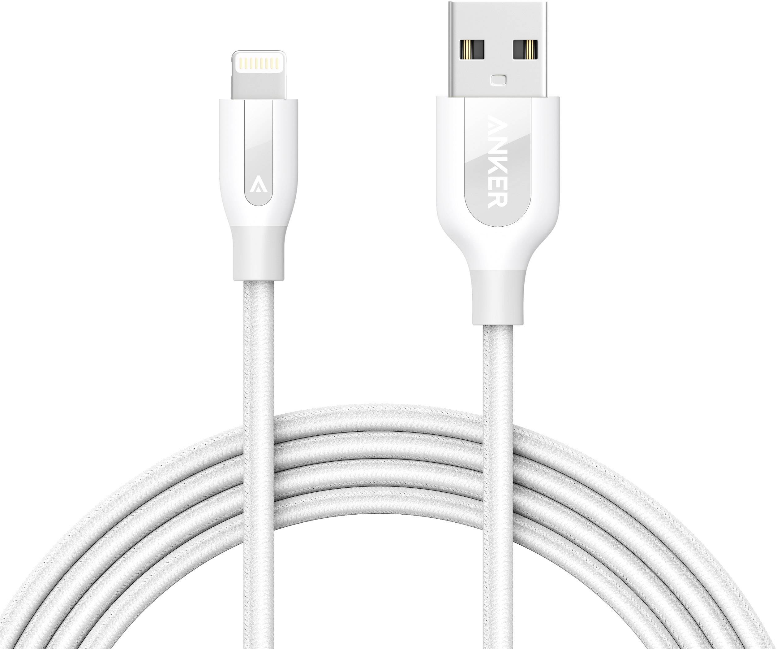 Anker [1x USB - 1x Apple Lightning-Stecker] 1.8 m Weiß