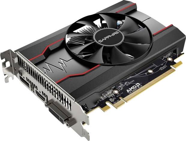 Sapphire Grafikkarte AMD Radeon RX 550 Pulse 2 GB GDDR5-RAM PCIe x16 HDMI™, DVI, DisplayPort