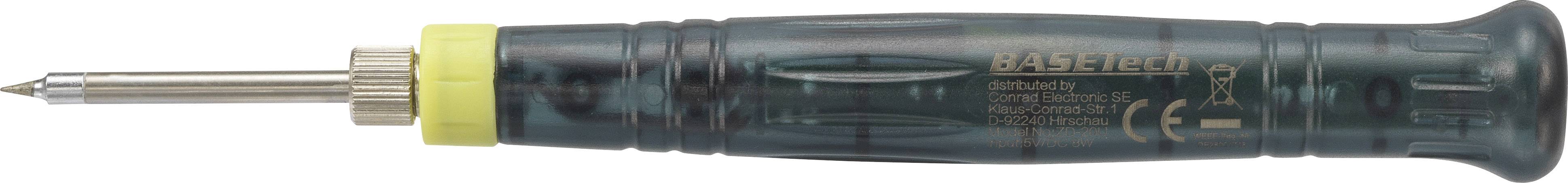 Basetech Fer à souder 5 V 8 W panne à souder 400 °C (max)