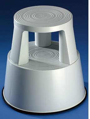 WEDO Tabouret à roulettes Step gris clair 212237