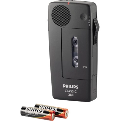 Philips Pocket Memo 388 Classic Dictaphone analogique Durée d'enregistrement (max.) 30 min noir avec dragonne Philips Pocket Memo 388 Classic Dictaphone analogique Durée d'enregistrement (max.) 30 min noir avec dragonne