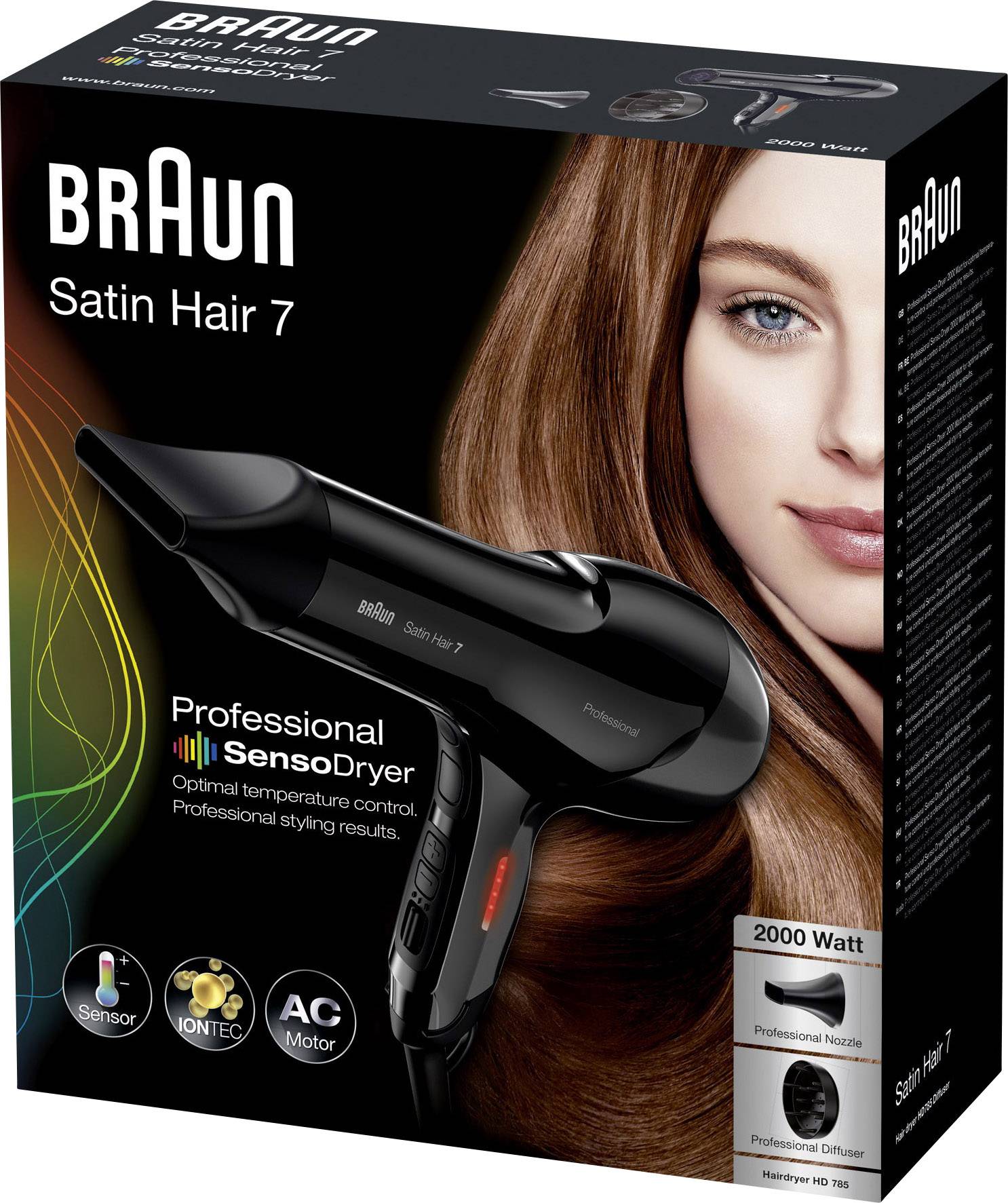 Sèche-cheveux Braun HD785 noir 1 pc(s)
