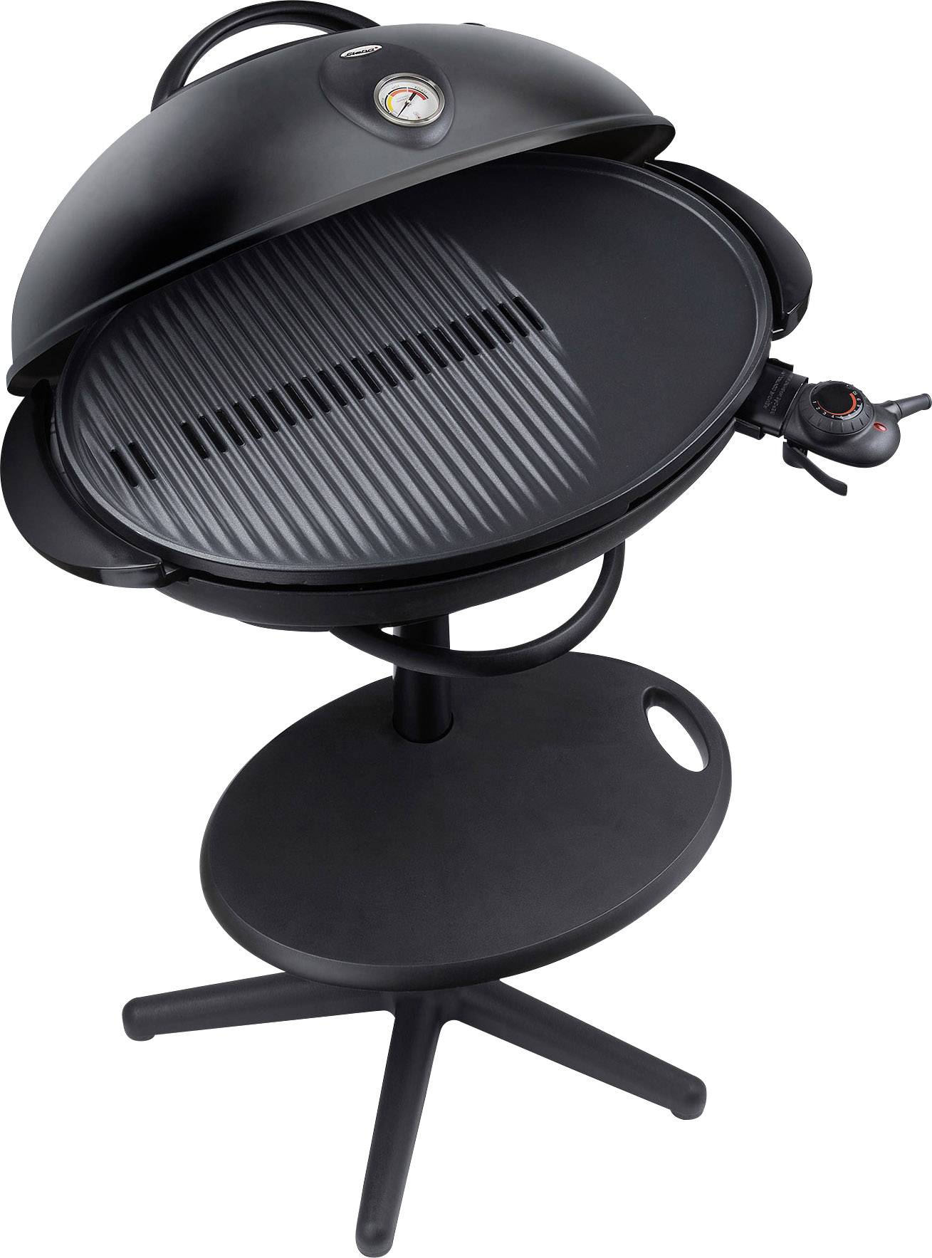 Steba VG 350 électrique Barbecue thermomètre dans le couvercle noir