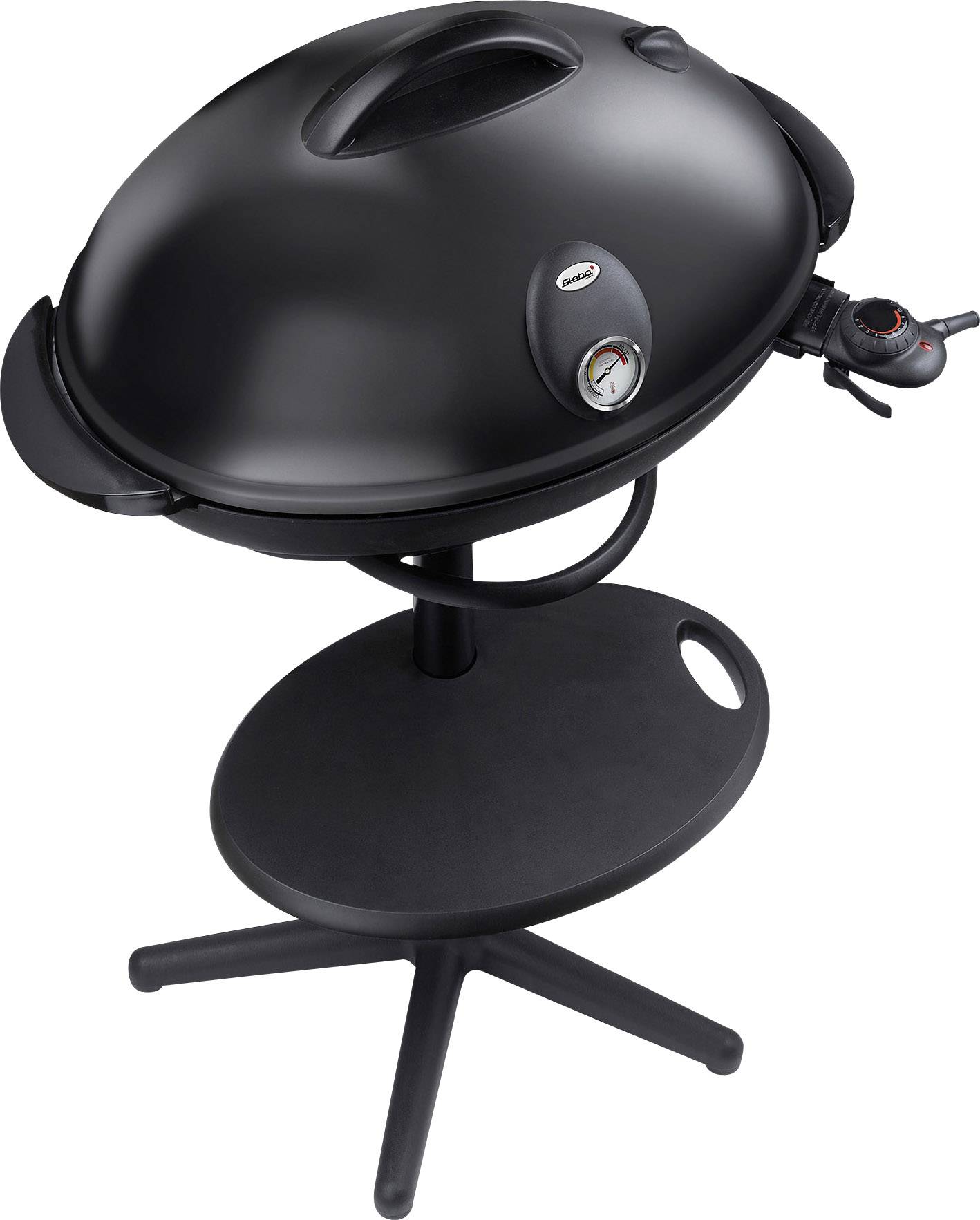 Steba VG 350 électrique Barbecue thermomètre dans le couvercle noir