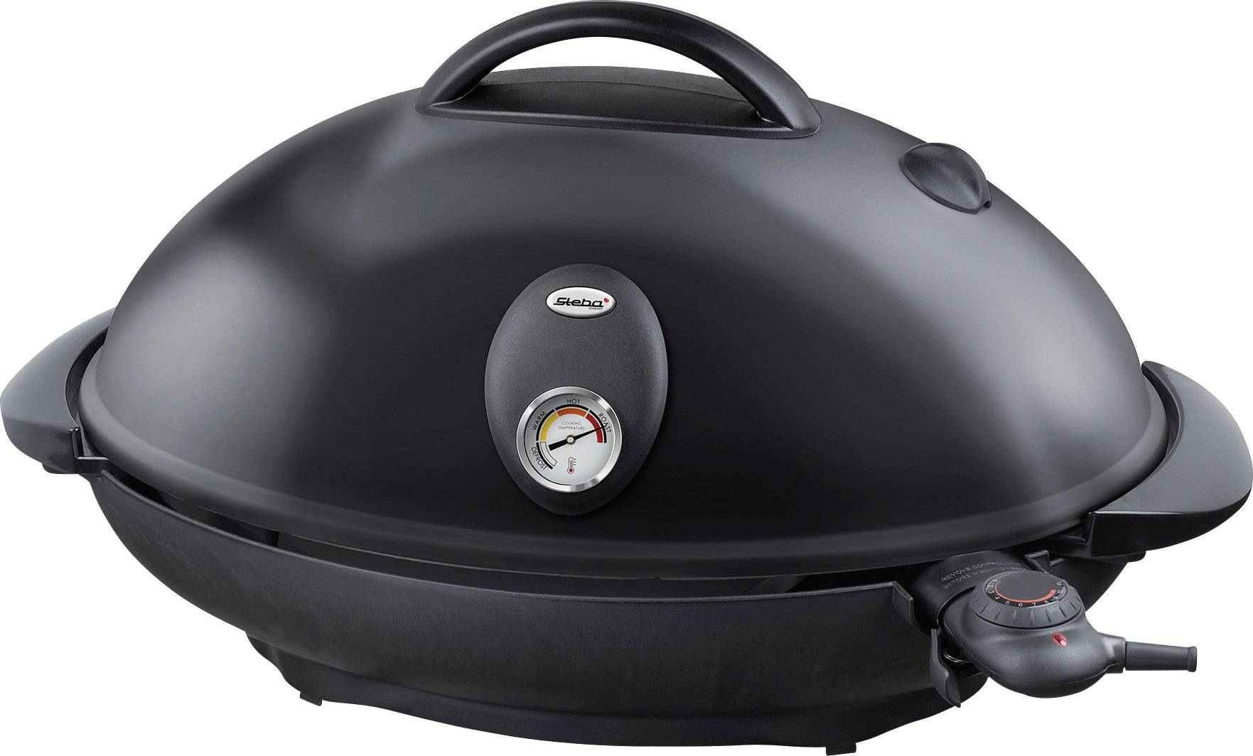 Steba VG 350 électrique Barbecue thermomètre dans le couvercle noir