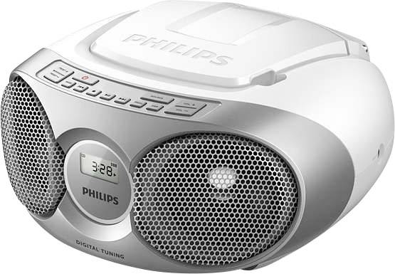 Philips AZ215S Radio-lecteur CD FM CD argent
