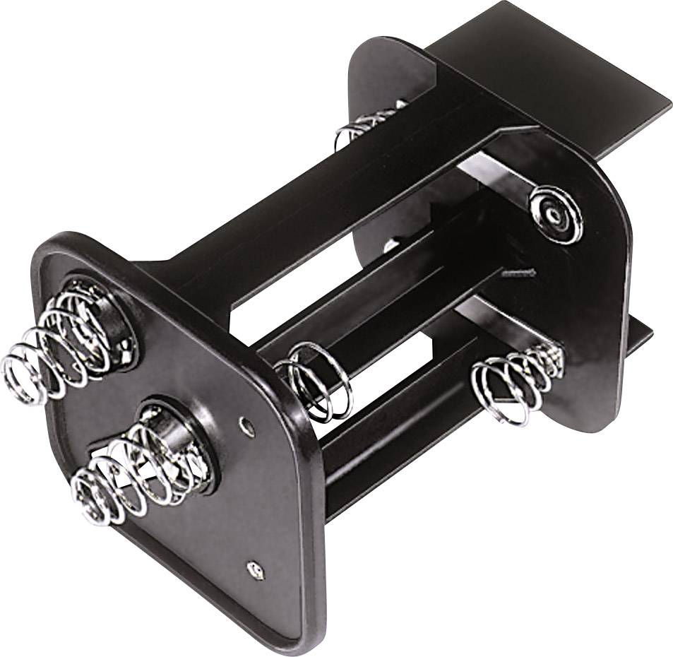 Support de pile 4x LR20 (D) MPD BA4D-S contact à ressort (L x l x H) 116 x 65 x 65 mm 1 pc(s)