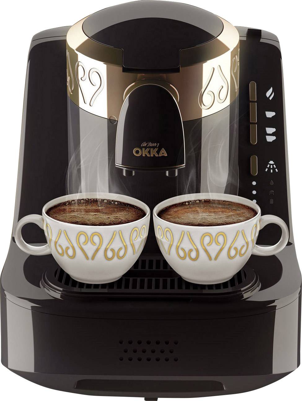 arzum Okka Machine à expresso moka noir, cuivre