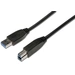 Digitus Câble USB USB 3.2 Gen1 (USB 3.0) USB-A mâle, USB-B mâle 1.80 m noir rond, blindage triple AK-300115-018-S Digitus Câble USB USB 3.2 Gen1 (USB 3.0) USB-A mâle, USB-B mâle 1.80 m noir rond, blindage triple AK-300115-018-S