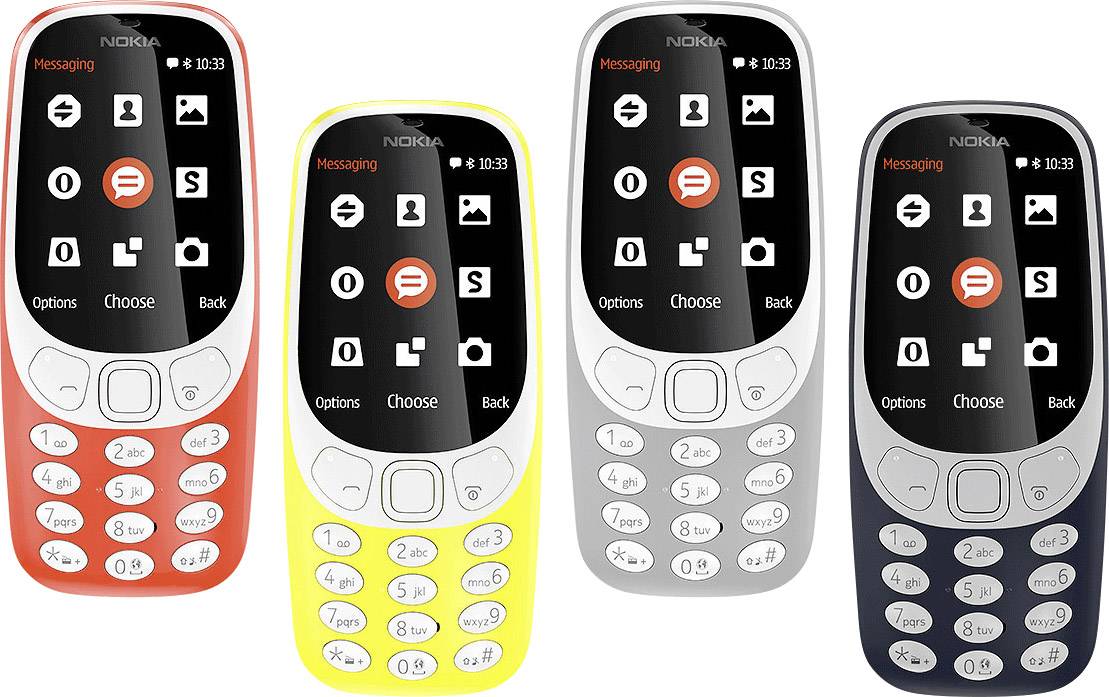 Nokia 3310 Téléphone portable double SIM bleu