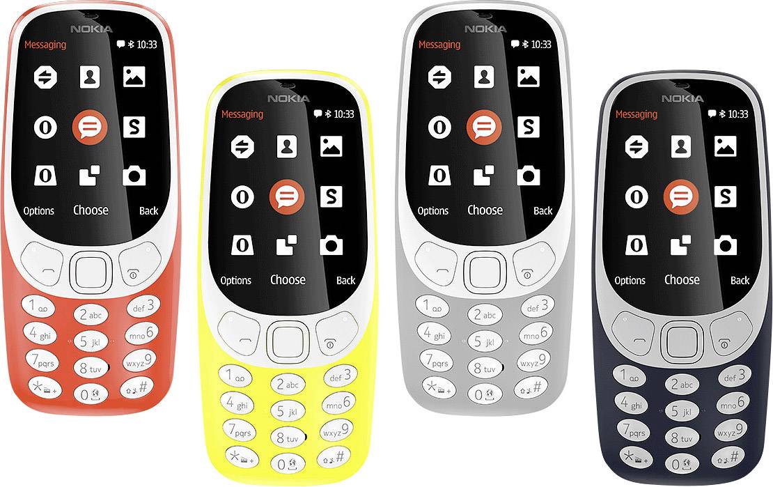 Nokia 3310 Téléphone portable double SIM jaune